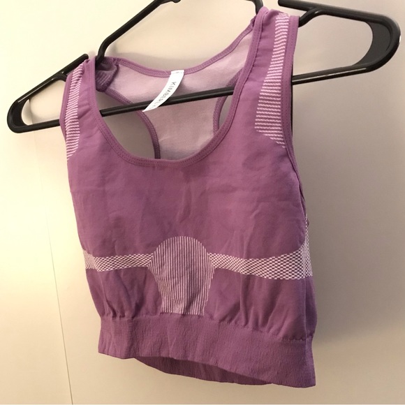 5/30% off - Purple/violet workout top sports bra SUPER COMFORTABLE - Picture 1 of 2